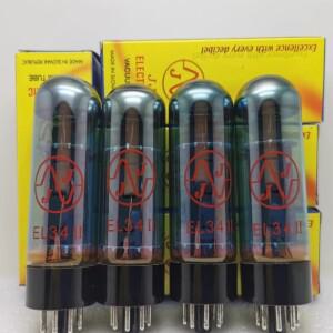 아오예 JJ EL34 블루 진공관 업그레이드 6CA7 5881 6P3P 6L6 하이파이 오디오 앰프 매칭