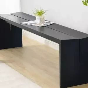 벤치 의자 대기 벤치 헬스장 현관 인테리어 블랙 복도