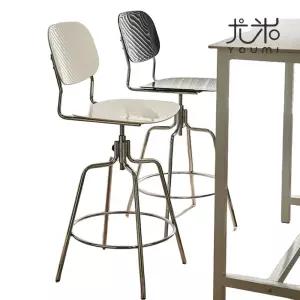 홈 바의자 바텐더 가죽 식탁 높은테이블 철제 체어