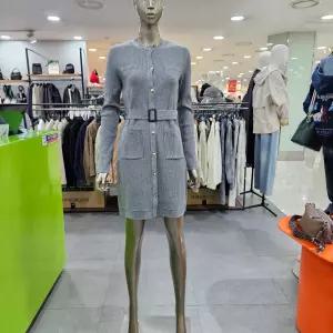 시슬리/애플아울렛/벨티드 미니 니트 원피스 SAKO03511