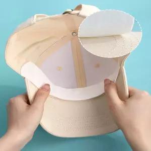 일회용 방지 이염 흡수 모자 10매입 부착형 땀 패치 모자패드 모자패치