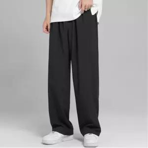 데일리 바지 일자 밴딩 여름 쿨팬츠 남성 슬랙스 쿨슬랙스 세미와이드