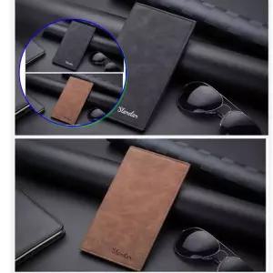 쌍문상회 슬림 장지갑 선물용 심플 카드 수납 남성용