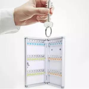 [마이모노샵][마이모노샵] 벽걸이형 스텐 스틸 열쇠고리 열쇠걸이 키박스 열쇠보관함 (17160538)