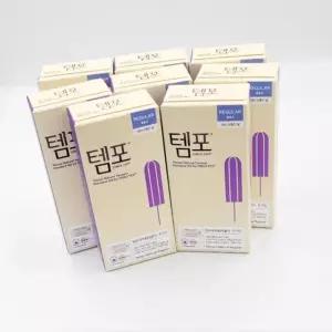 템포 내추럴 8팩 순면 8p 탐폰 레귤러 X 생리대 동아제약 체내형 슈퍼