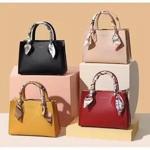 고급 스카프 리본 반다나 가방끈 레이어드 쁘띠스카프 반다나