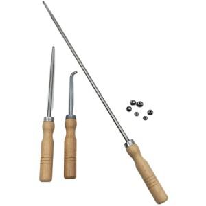 트럼펫 트롬본 프렌치혼 수리 도구 세트 6개의 금속 볼 황동 관악기 액세서리