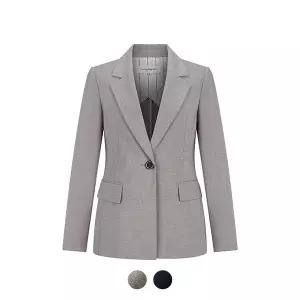 [꼼빠니아] 린넨 원버튼 싱글 자켓_CADU4-WTJ010