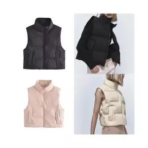 타노스여친 캐주얼 봄가을 데일리룩 조끼 키작 스트리트 다운 KUK1