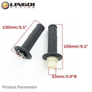 LINGQI 울트라 비 핸들 바 피트, 더트 바이크 스로틀 그립 커버, 고무, 대부분의 바이크 오토바이 전기 스