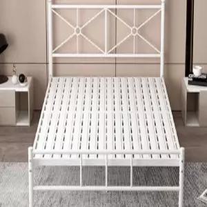 철제 매트리스 틀 1000x2000 조립식 프레임 받침대 침대 검정색