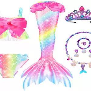 인어공주 의상 꼬리 지느러미 촬영 무대 수중 물놀이