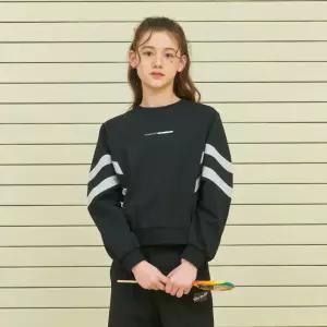 오션스카이 [2color]여아 절개 배색 가오리 맨투맨 T-shirt - 멀티