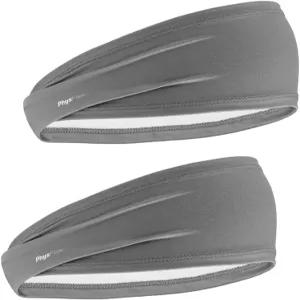 남성과 여성을 위한 5팩 스포츠 머리띠 - 땀을 흡수하는 운동 및 러닝 농구 테니스 사이클링 요가를 운동용