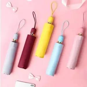 3단 3단자동양우산 자동 우산 마카롱 차단 자외선 양