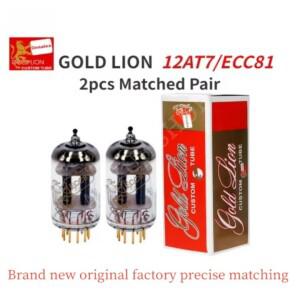GOLD LION 12AT7 ECC81 B739 진공관 정밀 페어링 밸브는 증폭기 용 전자 튜브를 대체합니다.