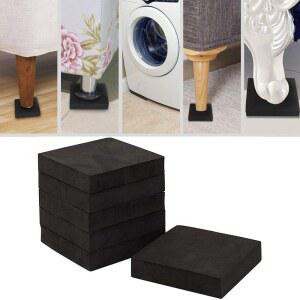 4PCS 방진 흡수 방지 보호 패드 진동 절연 세탁기 미끄럼 와셔 충격 매트 EVA