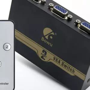 선택기선택스위치 관찰학습용 선명한화질 휴대용도 VGA RGB 2대1 모니터 선택스위치