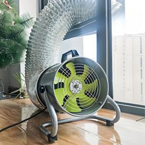 휴대용 소형 렌탈 배기 선풍기, 가정용 환기 간단한 바베큐 주방 레인지 후드, 설치 불가