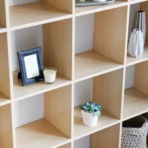 [마이모노샵][마이모노샵] 벽장식 공간활용 정리 수납 4X4 진열장 책장 책꽂이 오피스 (17055071)
