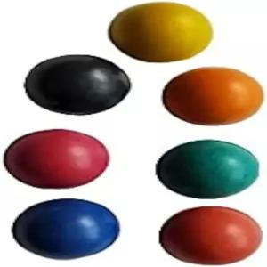 포크 튜닝을 위한 크랩비 컬러 탈착식 고무 공 - 벨벳 파우치 포함 8팩