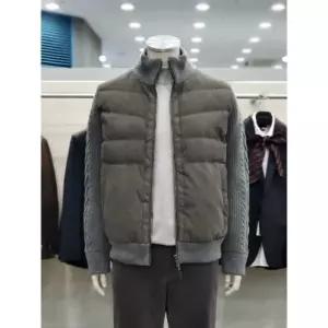 파렌하이트지이크 덕다운 케이블 조직 배색 점퍼 FJDJX6353 KH_DJ