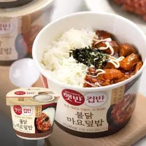 햇반 컵반 불닭마요덮밥 219g x6개