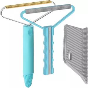 반려동물 제모 도구 갈퀴 제모제 보풀 제거제 소프트 고무 시트 소파용 면도기 반려견 및 고양이