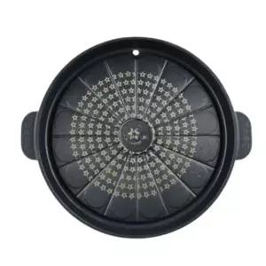 퀸센스 캠핑 철구이 원형 삼겹살 불판 구이팬 고기 가정용 28cm [m8C6B38]