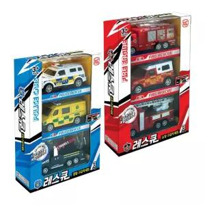 레스큐 다이캐스트 메탈 미니카