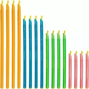 16-PCS 매직 백 씰러 스틱 칩 클립 플라스틱 스테이 프레시 - 16개의 잠금봉 4가지 크기 키친 식품 보관