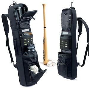 VIGEGARI 야구 소프트볼 및 백팩, 4개의 배트 위한 볼 청소년 중심 있음, 포켓이 있는 후크가 박쥐를 휴대용 슬림한 펜스 수 디자인, 패딩 케이스, 백 티볼 가방 성인을 가방, 담을