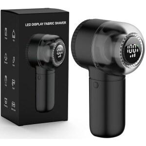 패브릭 면도기 전기 보풀 제거기 충전식 스웨터 이중 보호 탈착식 쓰레기통 쉽게 제거 퍼즈 알약 보블 블랙