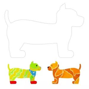 모양종이 초대형 강아지 종이공예용 종이접기공예