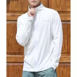 HERRINGBONE 루즈핏 액티브 집업 래쉬가드 (OFFWHITE) / RC903M