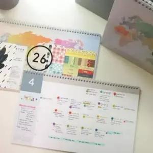 [문구/오피스] 2026 연간 스케줄러 날짜형 플래너 월별 캘린더 일정 관리 다이어리