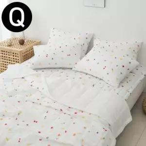 파인애플 여름 이불 패드세트 퀸 화이트 베개솜 별매 이불