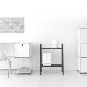 [마이모노샵][마이모노샵] 거실 원룸 가구 소품 진열 디피 넓은 2단 선반 600 테이블 (17055454)