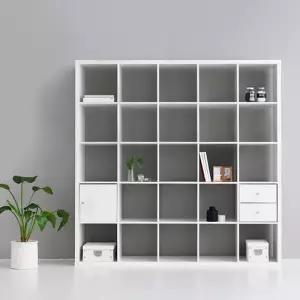 [마이모노샵][마이모노샵] 전시 진열 디피 보관 오픈형 5x5 대형 흰색 책장 선반 거실 (17055354)