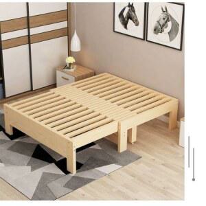 원목 신축 침대 좌와 북유럽 유럽식 프레임 맞춤 원목과 다용도 지니 잘어 고 2인