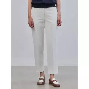 빈폴 BEANPOLE 9부 슬림 스트레이트 치노 팬츠 화이트 (BF4721E011)