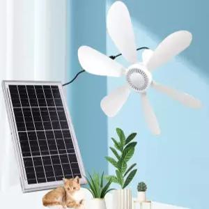 텐트실링팬 환기팬 캠핑 써큘레이터 배기 충전 태양열