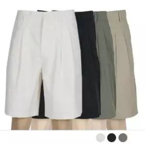 MP25005 더클래식 버뮤다 핀턱 뒷밴딩 반바지