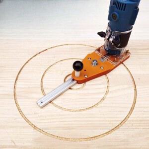 트리머 지그 원형 라우터 밀링 컴팩트 가이드 원따기 밸런스보드 기계 플레이트 216284