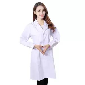 화학 실험복 의사 가운 빅사이즈 여성용 위생가운 실습