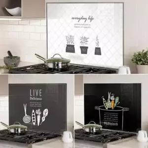 주방아트보드 아트글라스 아트월 가스렌지 600x600mm