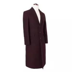남자롱코트코디 남성 싱글 롱코트 와인 겨울 정장 패션 코디 아우터