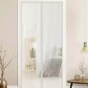 현관 출입문용 자석모기장 대 화이트 롤 방충문 방충