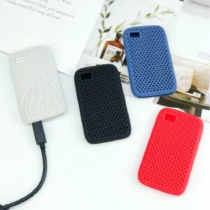 실리콘 커버는 WD My Passport 휴대용 SSD용 슬리브 스킨 케이스를 보호