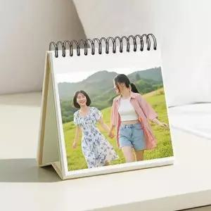 [문구] 캘린더 사진앨범 접착식 사진첩만들기 미니포토북 접착보관